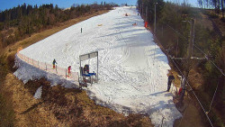 Kamera u nástupu na vlek svah A