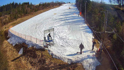 Kamera u nástupu na vlek svah A