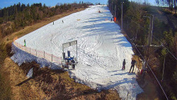Kamera u nástupu na vlek svah A