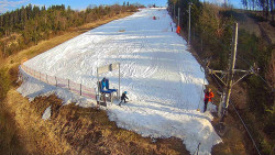 Kamera u nástupu na vlek svah A