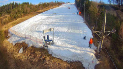 Kamera u nástupu na vlek svah A
