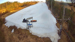 Kamera u nástupu na vlek svah A