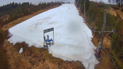 Kamera u nástupu na vlek svah A