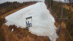 Kamera u nástupu na vlek svah A