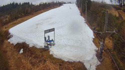 Kamera u nástupu na vlek svah A