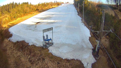 Kamera u nástupu na vlek svah A