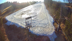 Kamera u nástupu na vlek svah A