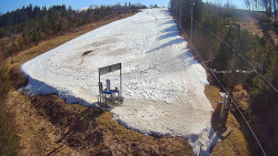 Kamera u nástupu na vlek svah A