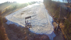 Kamera u nástupu na vlek svah A