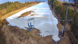 Kamera u nástupu na vlek svah A