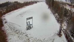 Kamera u nástupu na vlek svah A