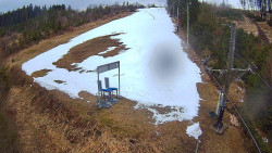 Kamera u nástupu na vlek svah A