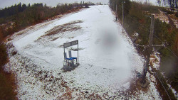 Kamera u nástupu na vlek svah A