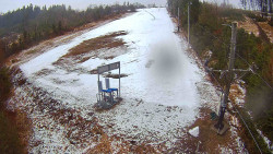 Kamera u nástupu na vlek svah A