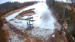 Kamera u nástupu na vlek svah A