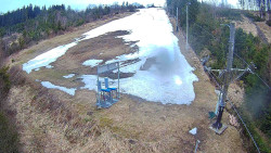 Kamera u nástupu na vlek svah A