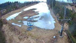 Kamera u nástupu na vlek svah A