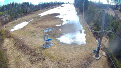 Kamera u nástupu na vlek svah A