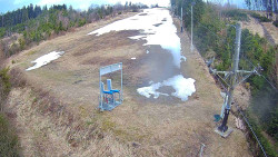 Kamera u nástupu na vlek svah A