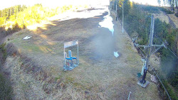 Kamera u nástupu na vlek svah A