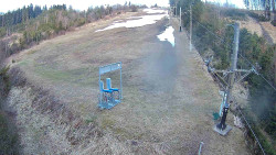 Kamera u nástupu na vlek svah A