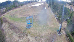 Kamera u nástupu na vlek svah A