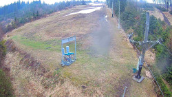 Kamera u nástupu na vlek svah A