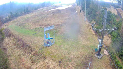 Kamera u nástupu na vlek svah A