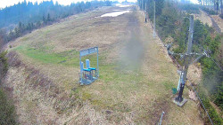 Kamera u nástupu na vlek svah A