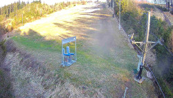 Kamera u nástupu na vlek svah A