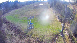 Kamera u nástupu na vlek svah A