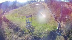 Kamera u nástupu na vlek svah A