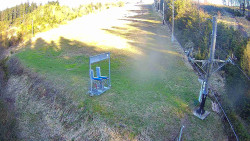 Kamera u nástupu na vlek svah A