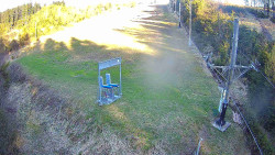 Kamera u nástupu na vlek svah A