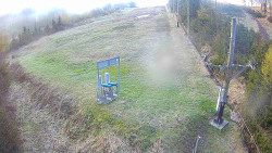 Kamera u nástupu na vlek svah A