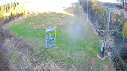 Kamera u nástupu na vlek svah A