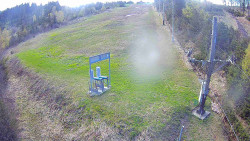 Kamera u nástupu na vlek svah A