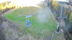 Kamera u nástupu na vlek svah A