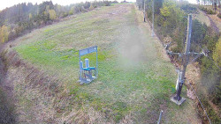 Kamera u nástupu na vlek svah A