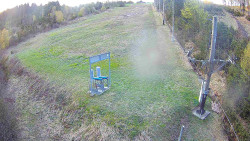 Kamera u nástupu na vlek svah A