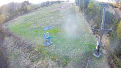 Kamera u nástupu na vlek svah A