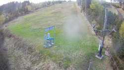 Kamera u nástupu na vlek svah A