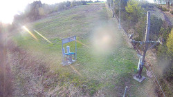 Kamera u nástupu na vlek svah A