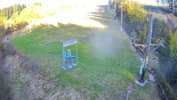 Kamera u nástupu na vlek svah A