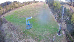 Kamera u nástupu na vlek svah A