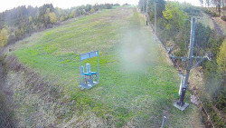 Kamera u nástupu na vlek svah A