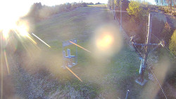 Kamera u nástupu na vlek svah A