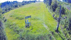 Kamera u nástupu na vlek svah A