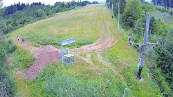 Kamera u nástupu na vlek svah A