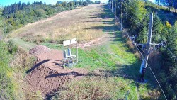 Kamera u nástupu na vlek svah A
